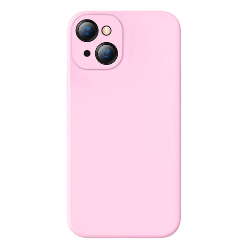 iPhone 13 umbris silikoonist Baseus Liquid Gel roosa