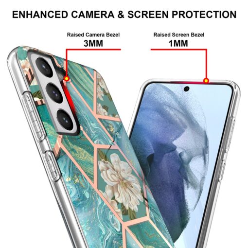 Samsung S21 umbris silikoonist marmori imitatsiooniga 2 9