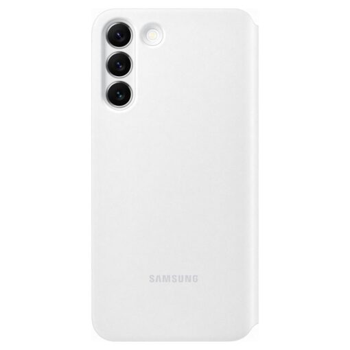Samsung S22 PLUS Smart Clear View kaaned Antibakteriaalse kattega EF ZS906CWEGEE valge 3
