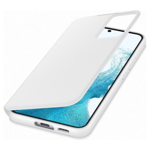 Samsung S22 PLUS Smart Clear View kaaned Antibakteriaalse kattega EF ZS906CWEGEE valge 5