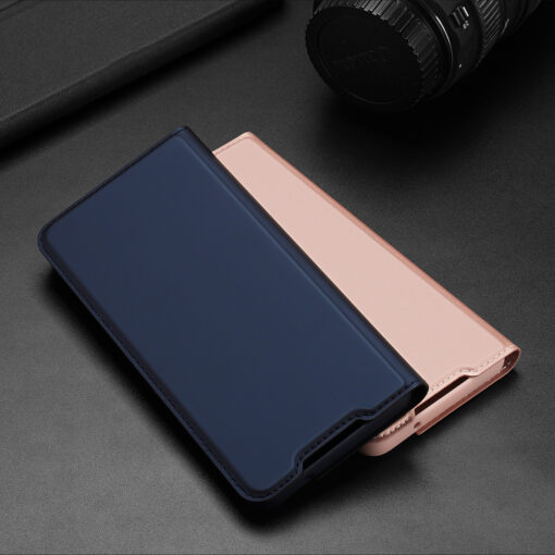 Samsung S22 PLUS kaarditaskuga kaaned kunstanahast Dux Ducis Skin Pro roosa 20
