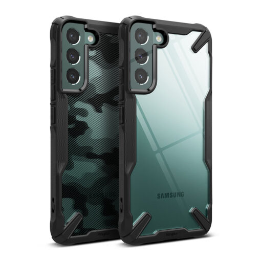 Samsung S22 PLUS umbris Ringke Fusion X armored case silikoonist ja plastikust must 3