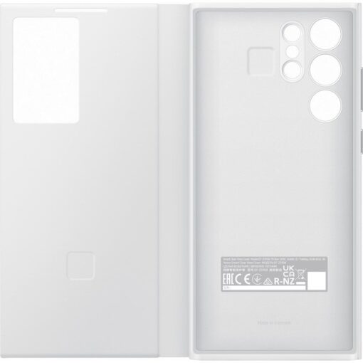 Samsung S22 ULTRA Smart Clear View kaaned Antibakteriaalse kattega EF ZS908CWEGEE valge 5