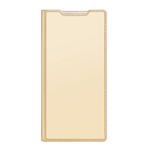 Samsung S22 ULTRA kaarditaskuga kaaned kunstanahast Dux Ducis Skin Pro kuldne 10