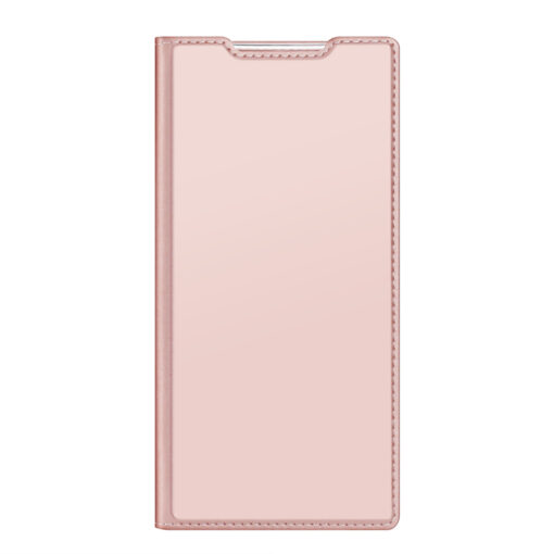 Samsung S22 ULTRA kaarditaskuga kaaned kunstanahast Dux Ducis Skin Pro roosa 10