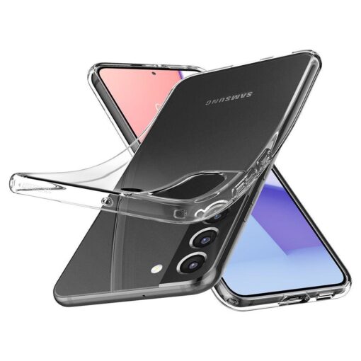 Samsung S22 umbris Spigen Liquid Crystal silikoonist labipaistev 7