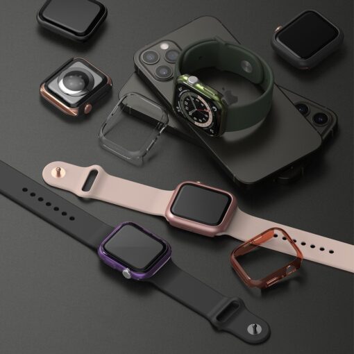 Apple Watch umbris Ringke Slim 2tk Watch 6 40mm Watch 5 40mm Watch 4 40mm Watch SE 40mm labipaistev must 3