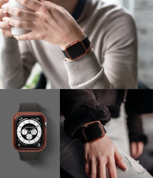 Apple Watch umbris Ringke Slim 2tk Watch 6 40mm Watch 5 40mm Watch 4 40mm Watch SE 40mm labipaistev must 6