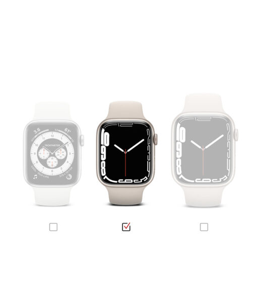 Apple Watch umbris Ringke Slim 2tk Watch 7 41mm labipaistev hobe 10