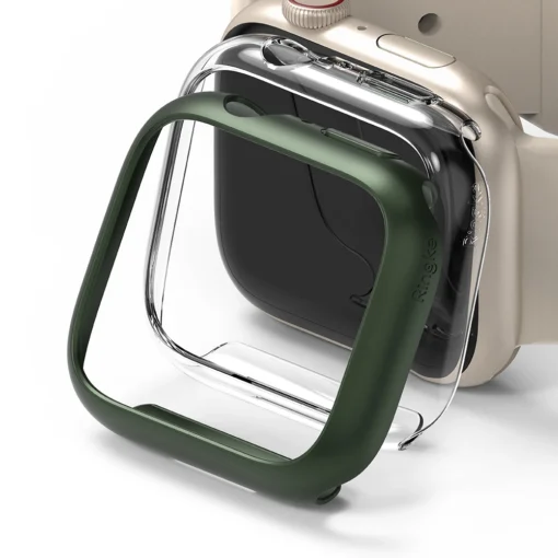 Apple Watch umbris Ringke Slim 2tk Watch 7 41mm labipaistev roheline
