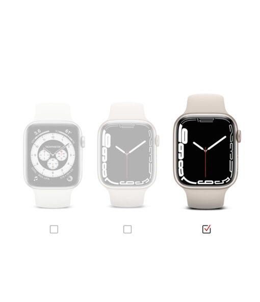 Apple Watch umbris Ringke Slim 2tk Watch 7 45mm labipaistev hobe 10