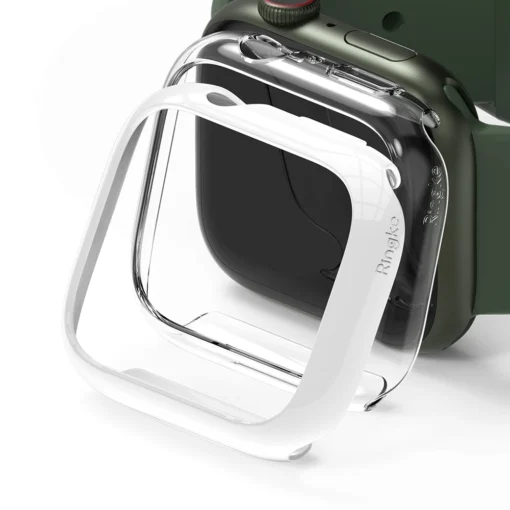 Apple Watch umbris Ringke Slim 2tk Watch 7 45mm labipaistev valge
