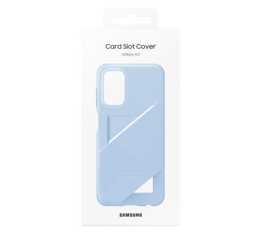 Samsung Galaxy A13 4G LTE umbris Card Slot kaarditaskuga silikoonist EF OA135TLEGWW sinine 2
