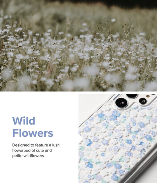 Samsung Galaxy S22 ULTRA silikoonist umbris Ringke Fusion Armor Wild Flowers 5