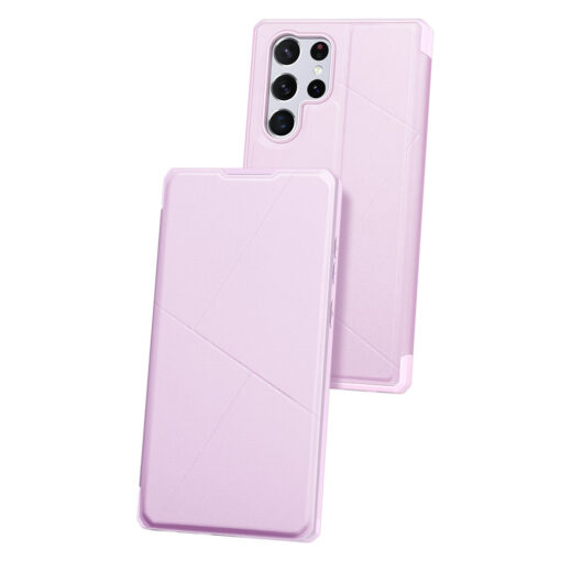 Samsung S22 ULTRA kaaned kaarditaskuga Dux Ducis Skin X roosa 2