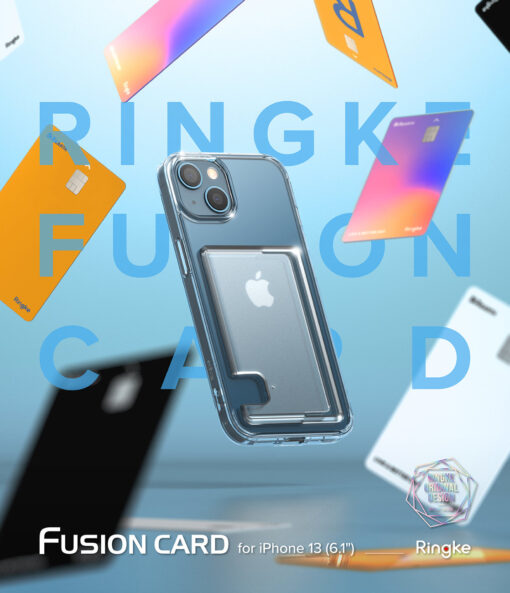 iPhone 13 umbris kaarditaskuga Ringke Fusion Card labipaistev 13