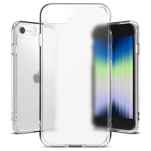 iPhone 78SE 2020 umbris Ringke Fusion silikoonist raamiga ja plastikust tagusega labipaistev 1