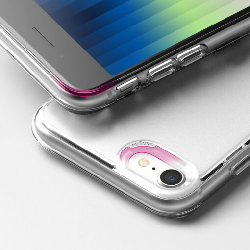 iPhone 78SE 2020 umbris Ringke Fusion silikoonist raamiga ja plastikust tagusega labipaistev 3