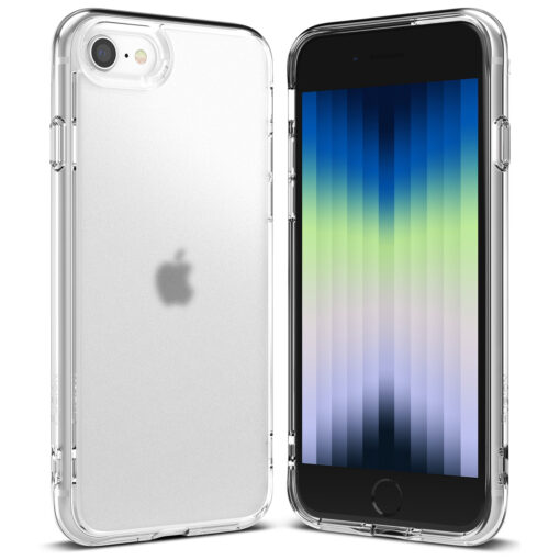 iPhone 78SE 2020 umbris Ringke Fusion silikoonist raamiga ja plastikust tagusega labipaistev
