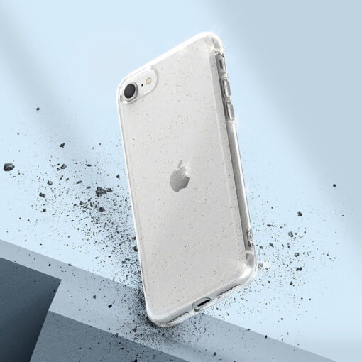 iPhone 78SE 2020 umbris silikoonist Ringke Air Ultra Thin glitter sadelev 4