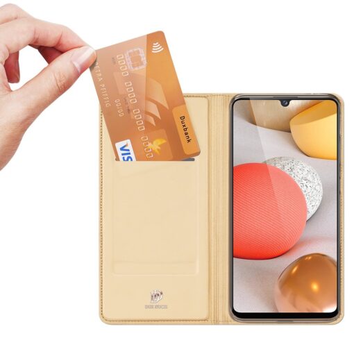 Samsung A12 raamatkaaned kuldne kaarditaskuga 3
