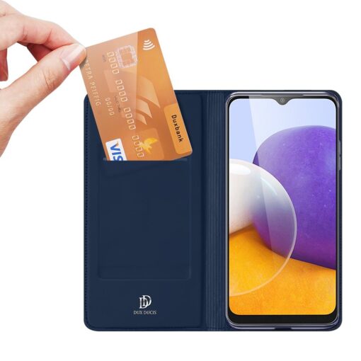 Samsung A22 5G kaaned kaarditaskuga dux ducis sinine 9