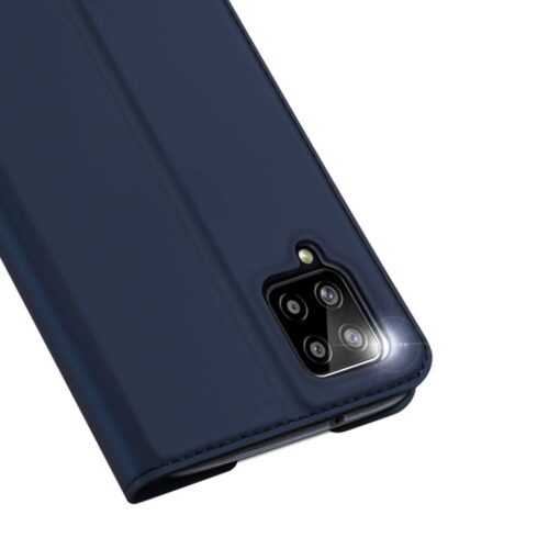 Samsung Galaxy A12 kaaned kaarditaskuga kunstanahast sinine 2