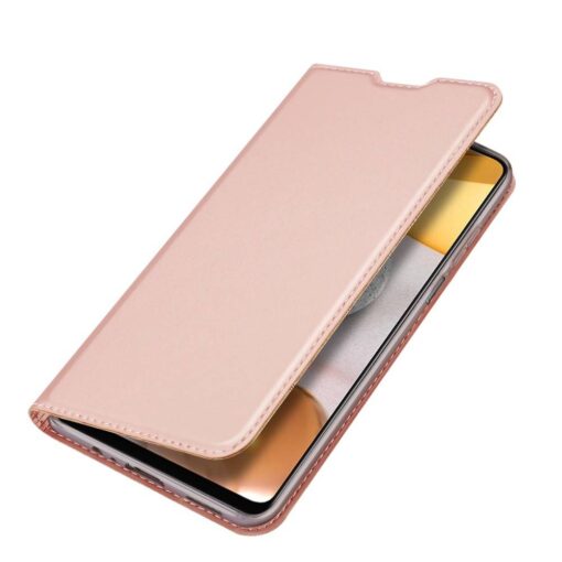 Samsung Galaxy A12 kaaned kaarditaskuga kunstnahast roosa 1