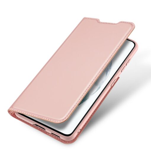 Samsung Galaxy S21 FE kaaned kaarditaskuga kunstnahast roosa 5