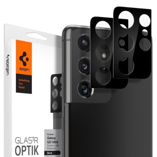 Samsung S21 ULTRA kaamera kaitse Spigen OPTIK.TR must