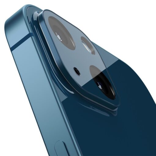 iPhone 13 MINI ja iPhone 13 kaamera kaitse Spigen OPTIK.TR sinine 2