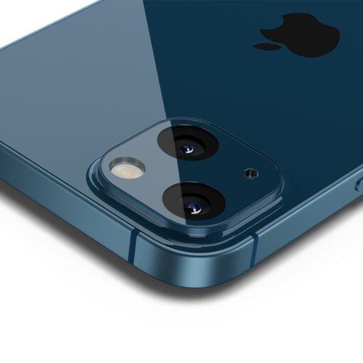 iPhone 13 MINI ja iPhone 13 kaamera kaitse Spigen OPTIK.TR sinine 3