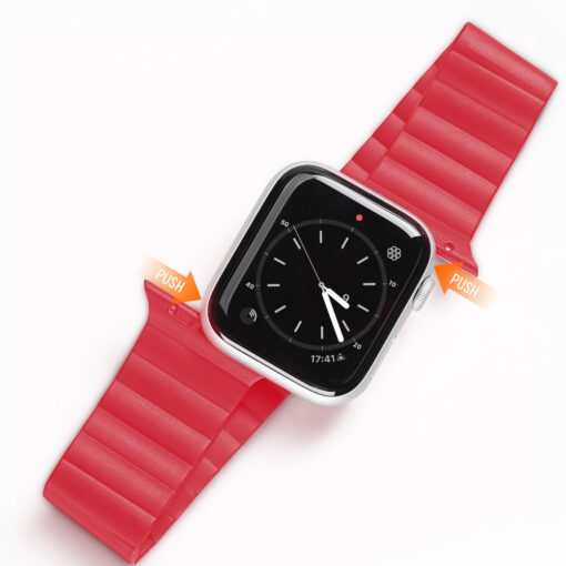 Kellarihm Apple Watch 384041mm Magnetiga sulguv rihm punane 10