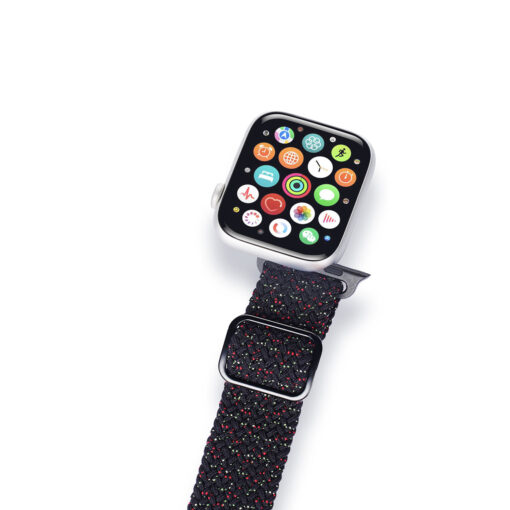 Kellarihm Apple Watch 384041mm nailonist must tapikestega 7