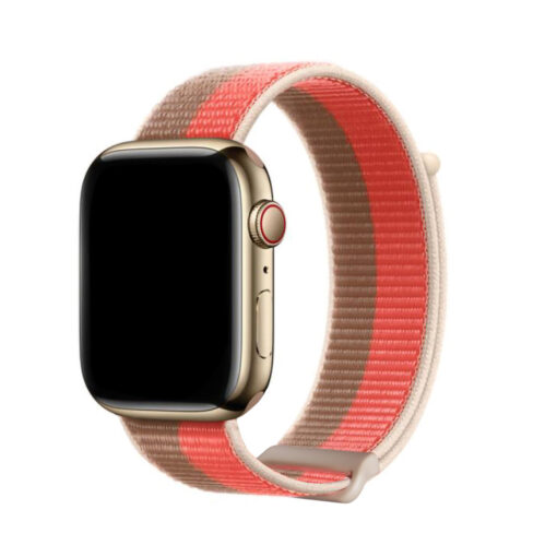 Kellarihm Apple Watch 384041mm nailonist punane ja pruun