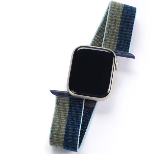 Kellarihm Apple Watch 384041mm nailonist sinine ja roheline 3