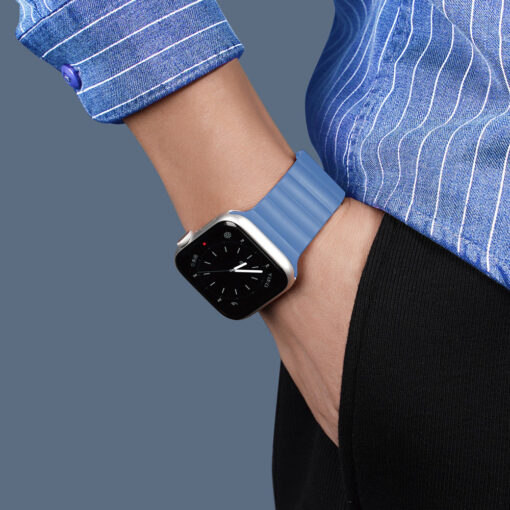 Kellarihm Apple Watch 424445mm Magnetiga sulguv rihm sinine 4