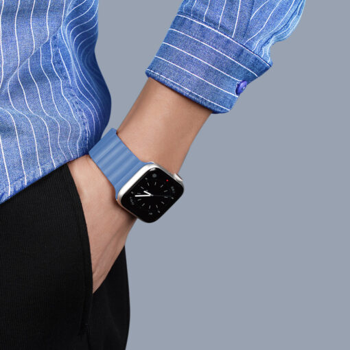 Kellarihm Apple Watch 424445mm Magnetiga sulguv rihm sinine 8