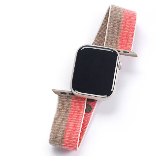 Kellarihm Apple Watch 424445mm nailonist punane ja pruun 3