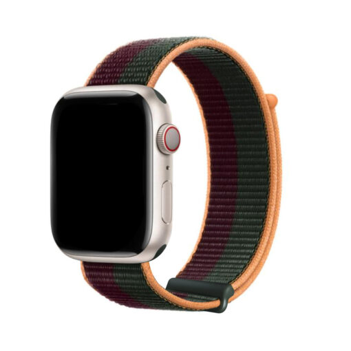 Kellarihm Apple Watch 424445mm nailonist roheline ja lilla