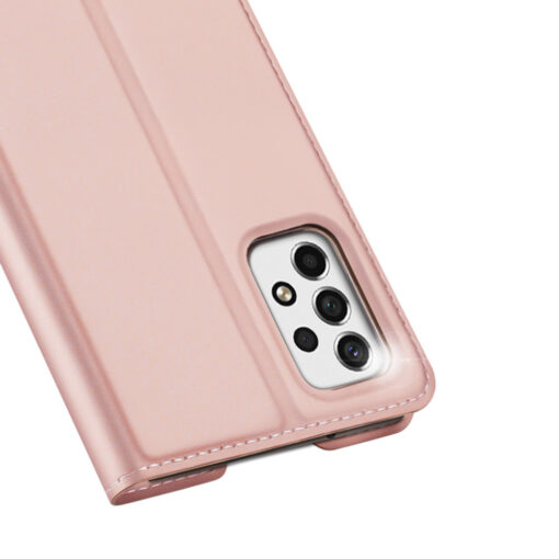 Samsung A53 5G kaarditaskuga kaaned kunstanahast Dux Ducis Skin Pro roosa 2