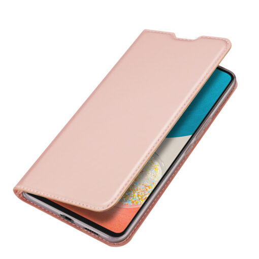 Samsung A53 5G kaarditaskuga kaaned kunstanahast Dux Ducis Skin Pro roosa 3