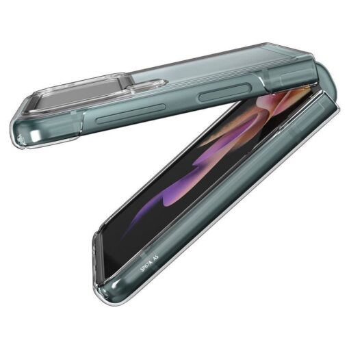 Samsung Galaxy Z Flip 3 umbris Spigen Airskin Crystal Clear plastikust 8