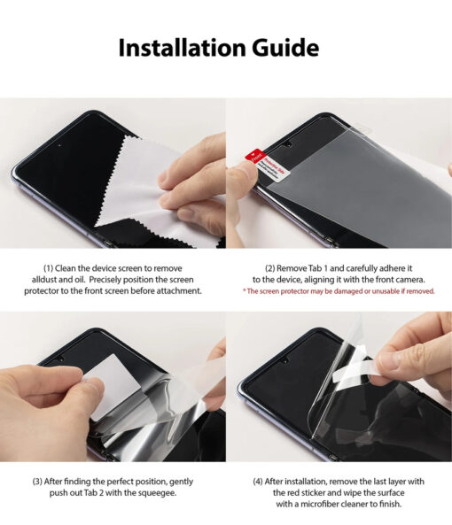 Samsung Galaxy Z Fold 3 ekraani mitmekihiline kaitsekile 2tk 10