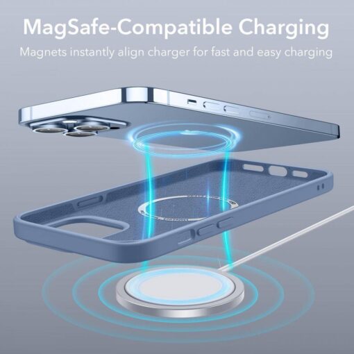 iPhone 13 PRO MAX umbris ESR CLOUD MAGSAFE silikoonist sinine 4