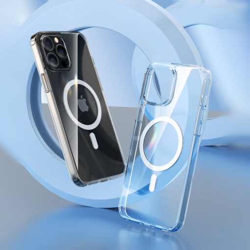 iPhone 13 PRO MAX umbris MagSafe Crystal Series silikoonist labipaistev 4