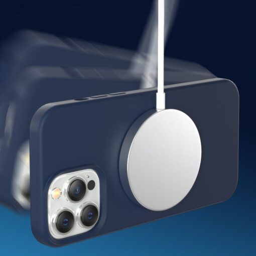 iPhone 13 PRO MAX umbris MagSafe Silicone Series silikoonist sinine 6