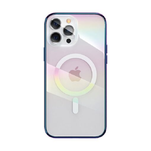 iPhone 13 PRO umbris MagSafe Nebula Series silikoonist lilla servaga