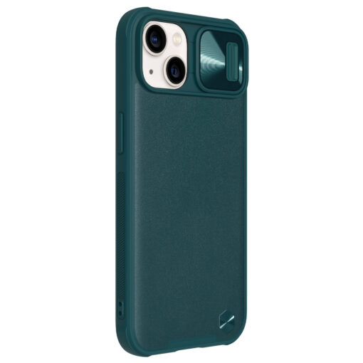 iPhone 13 umbris Nillkin Camshield nahaga kaetud tagusega roheline 1