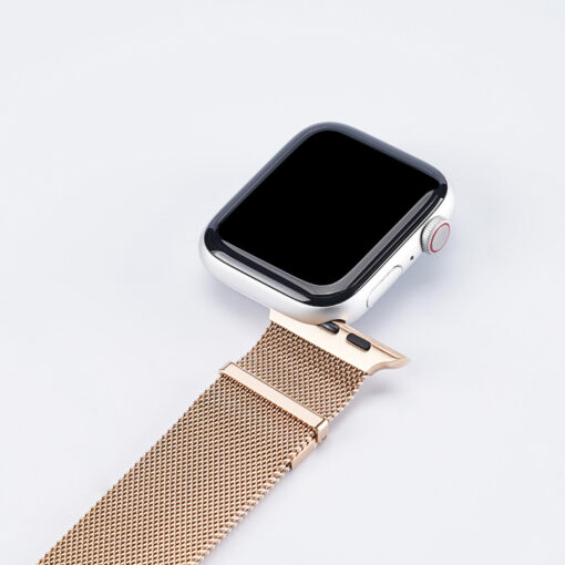 Apple Watch rihm milanese Dux Ducis magnetiga 765432 SE 4140 38mm kuldne 4